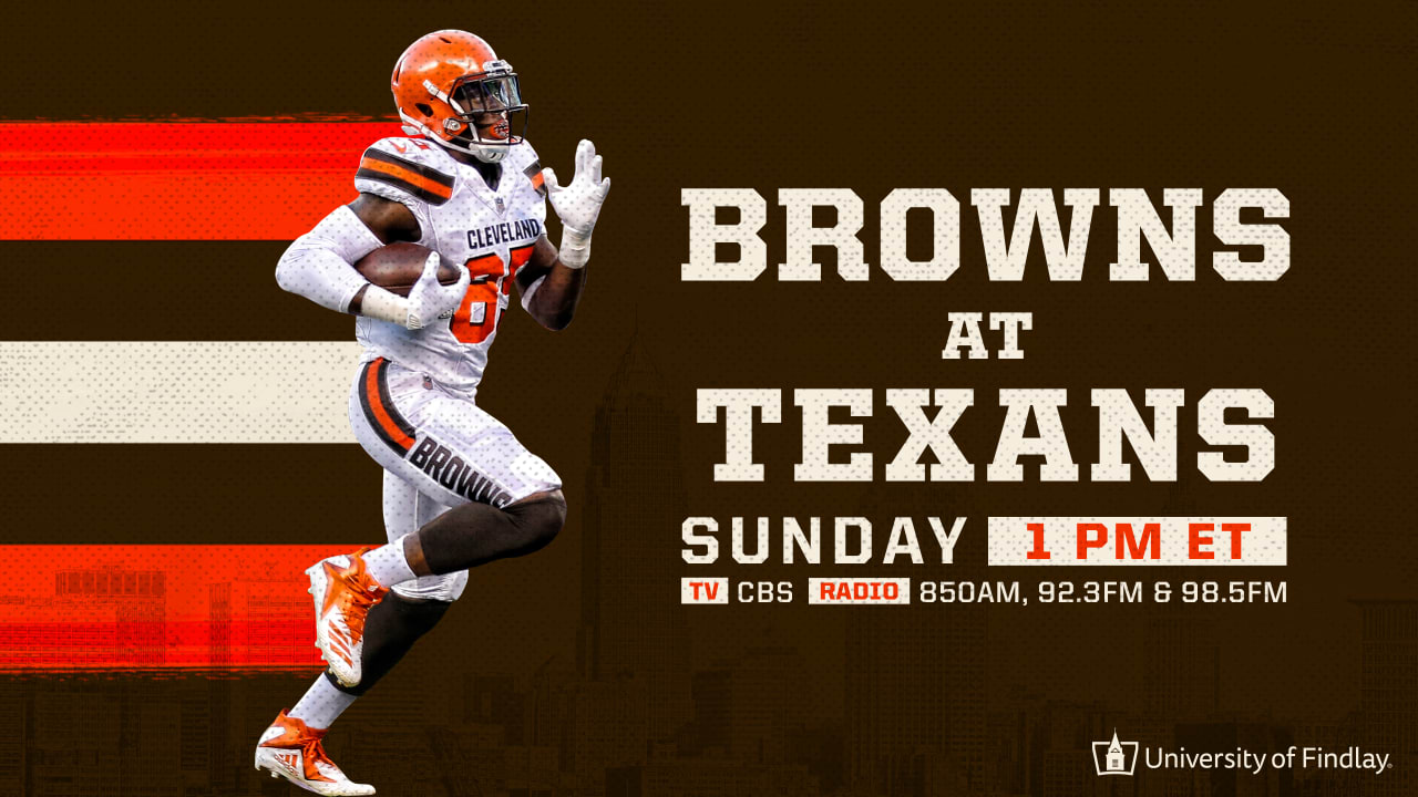 Browns Vs Texans Week 2: How to watch, listen and steam