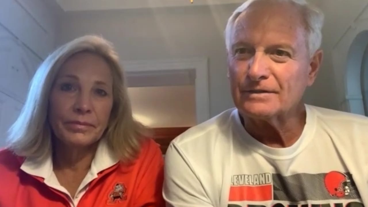 Browns owners Jimmy and Dee Haslam speak for first time since August