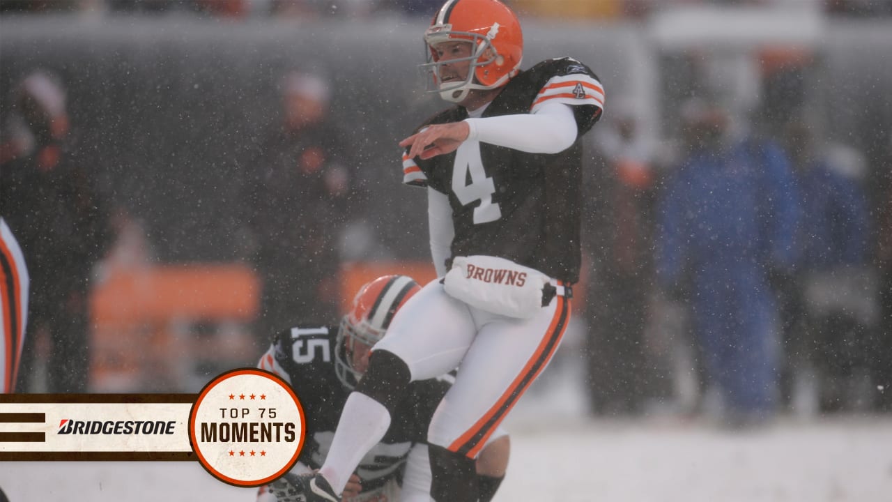 Top 75 Moments: No. 70 - Phil Dawson, Browns survive 2007 snow