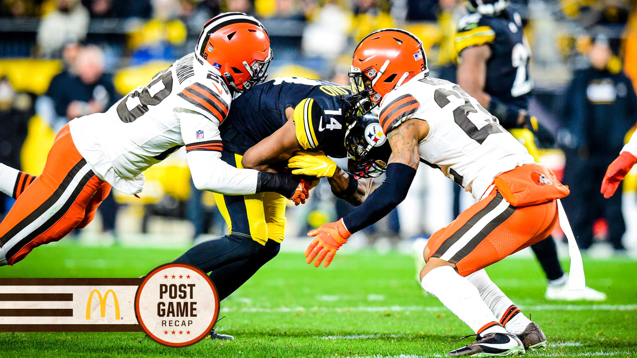 The first quarter of monday night football browns vs steelers couldn't, monday night football