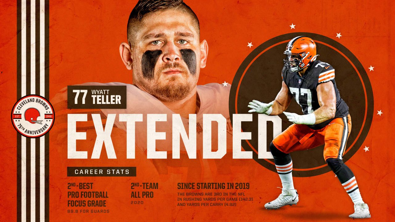 Browns G Wyatt Teller signs 4-year contract extension