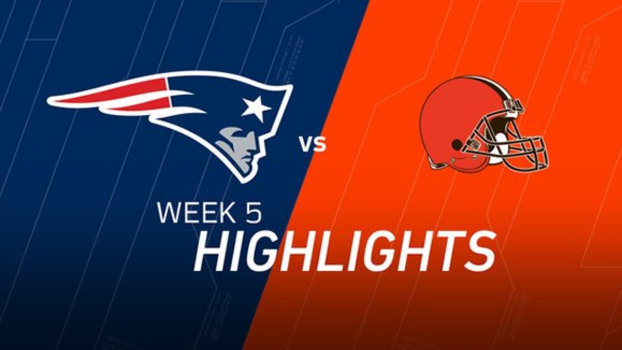 Week 5: Patriots vs. Browns highlights