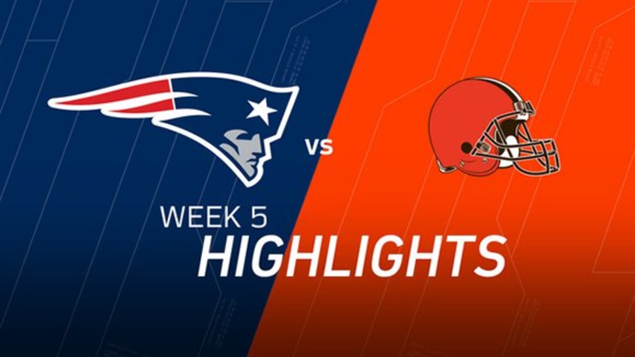 New England Patriots Highlights vs. Cleveland Browns