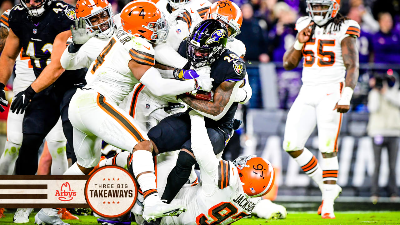 Cleveland Browns vs Baltimore Ravens - November 29, 2021