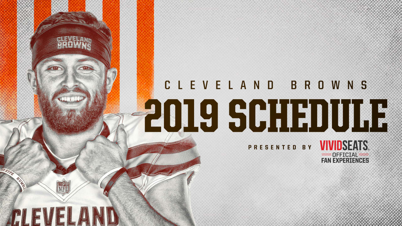 The Browns release their 2018 schedule