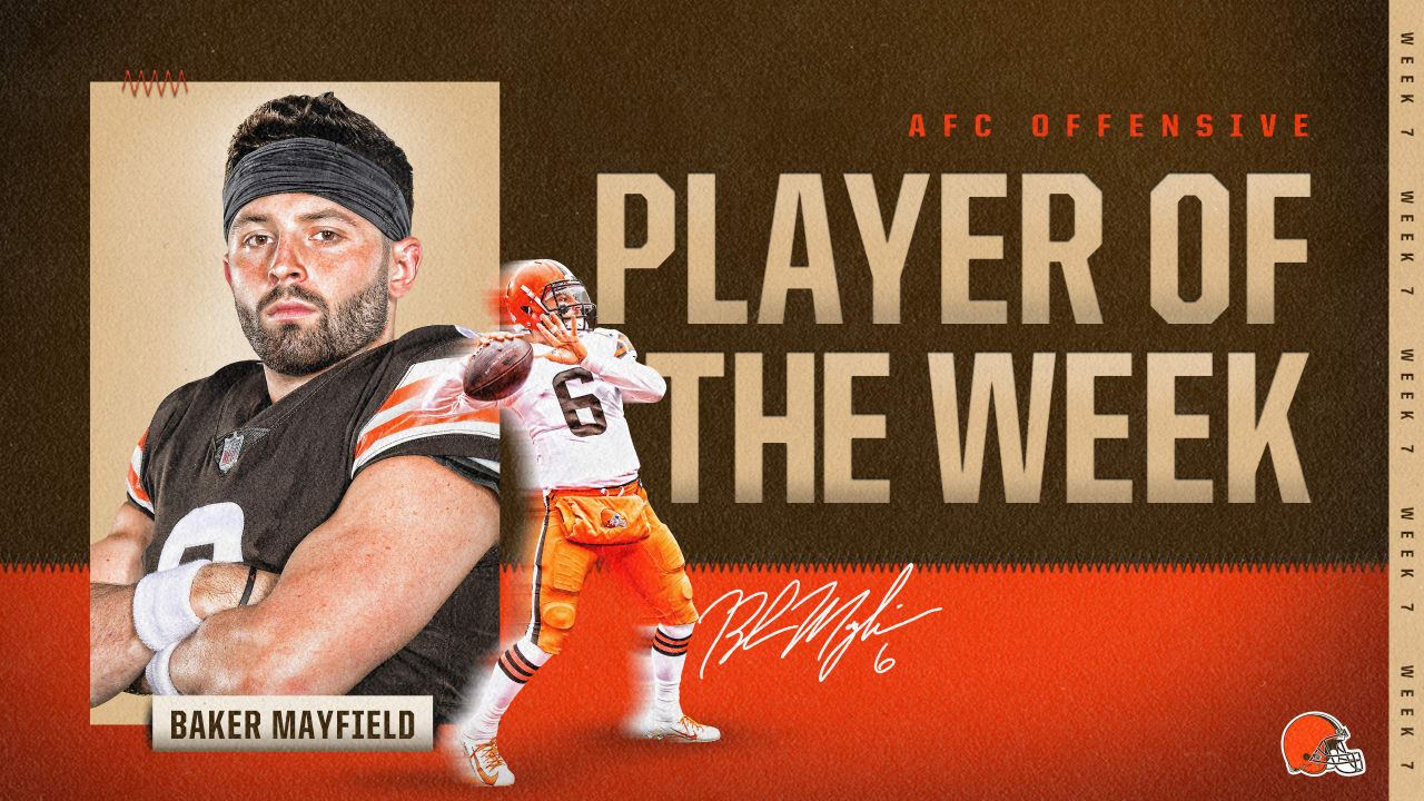 Baker Mayfield named AFC Offensive Player of the Week