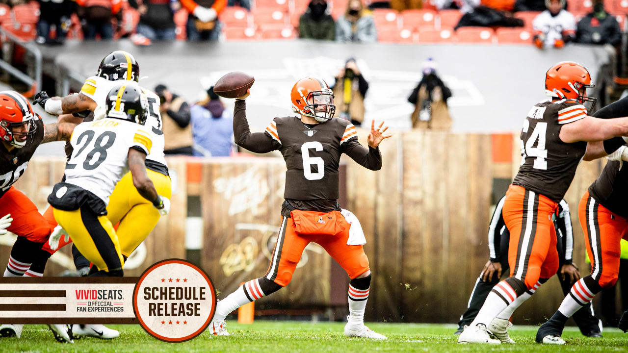 NFL releases 2021 schedule, Browns and Lions