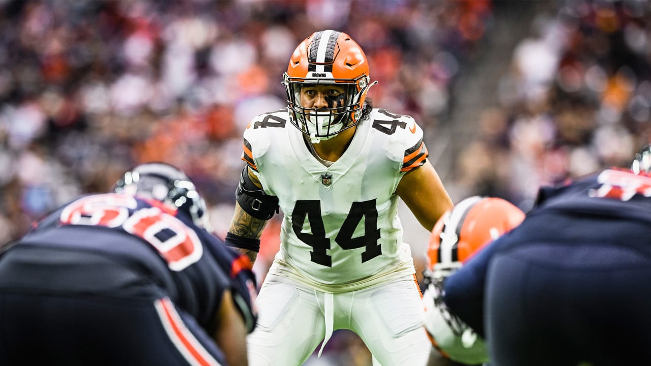 Browns LB Sione Takitaki Recovers Fumble On Muffed Punt By Texans