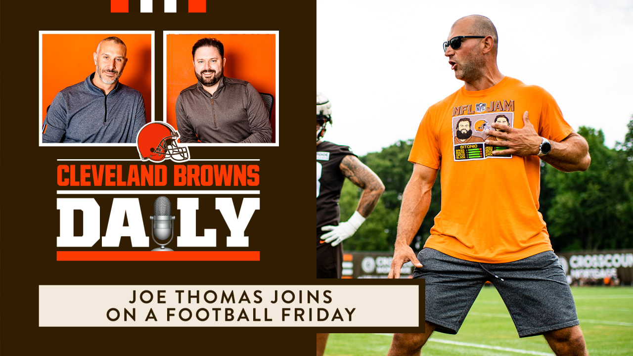 Joe Thomas looking jacked on Cleveland Browns Daily : r/Browns