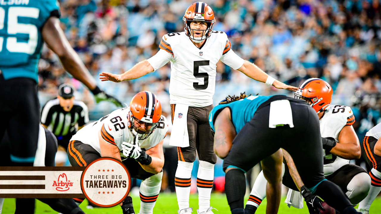 Jeremiah Owusu-Koramoah steals the show, and other takeaways from the  Browns' 23-13 victory over the Jaguars 