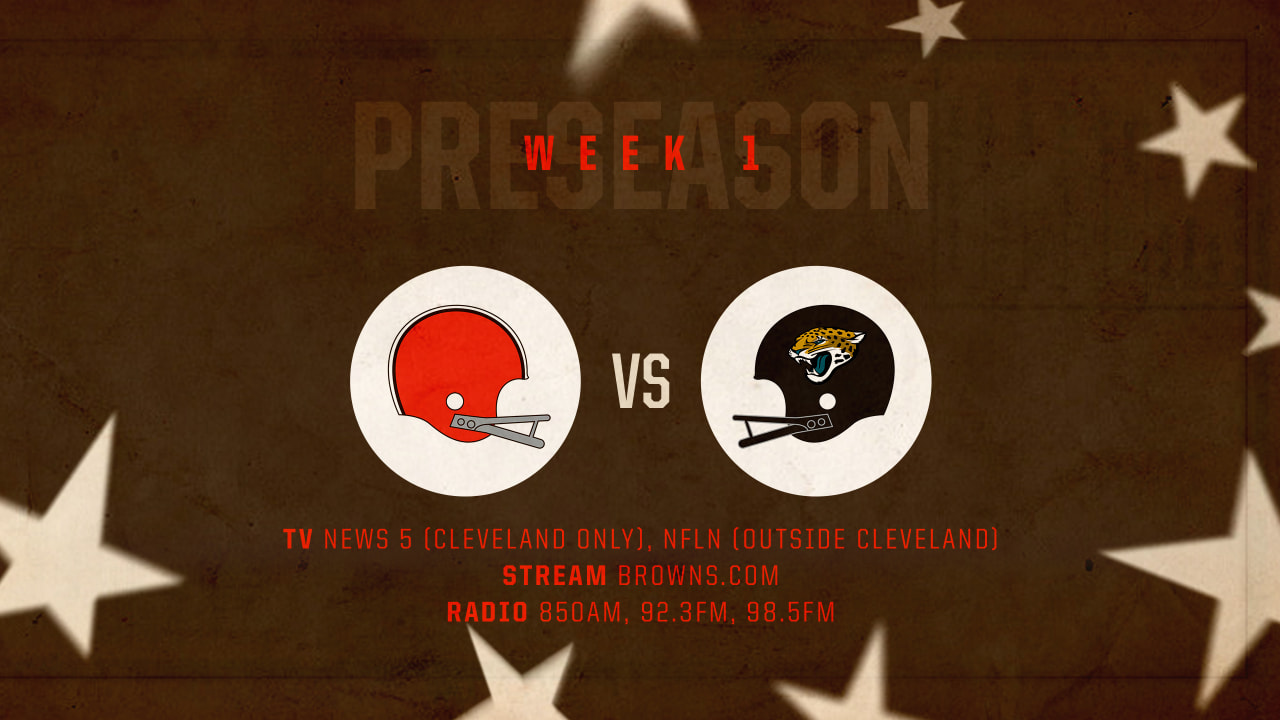 How to watch, stream, listen to Browns vs. Jags