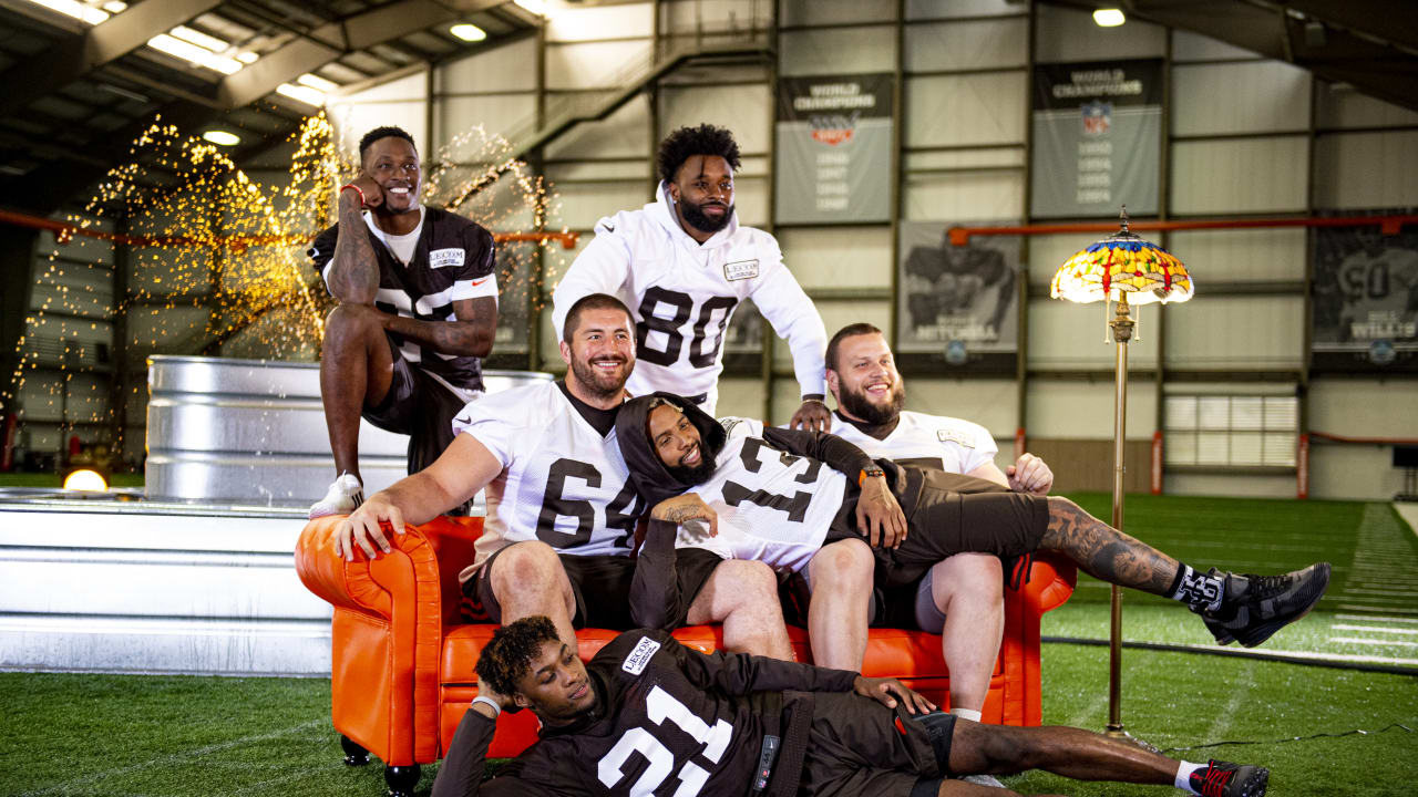 Myles Garrett Cleveland Browns military salute to service Jersey