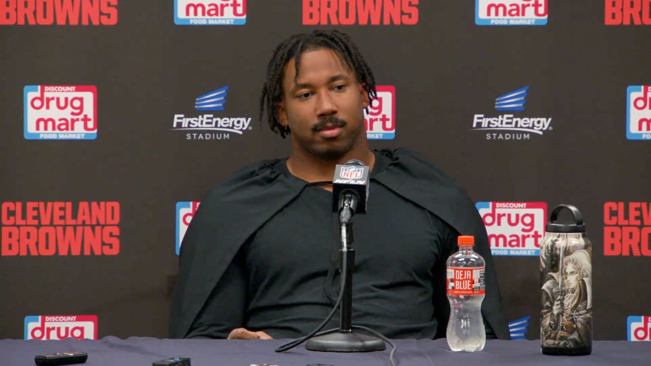 Myles Garrett Postgame Press Conference vs. Ravens