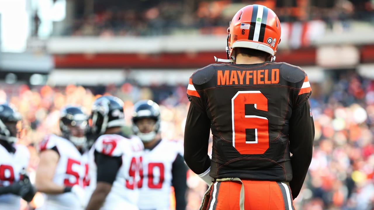 Panthers QB Baker Mayfield unveils T-shirts promoting Browns matchup