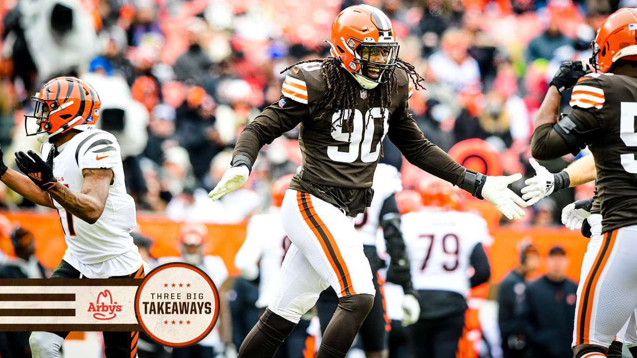 Cleveland Browns defense looks to carry takeaway success to Cincinnati