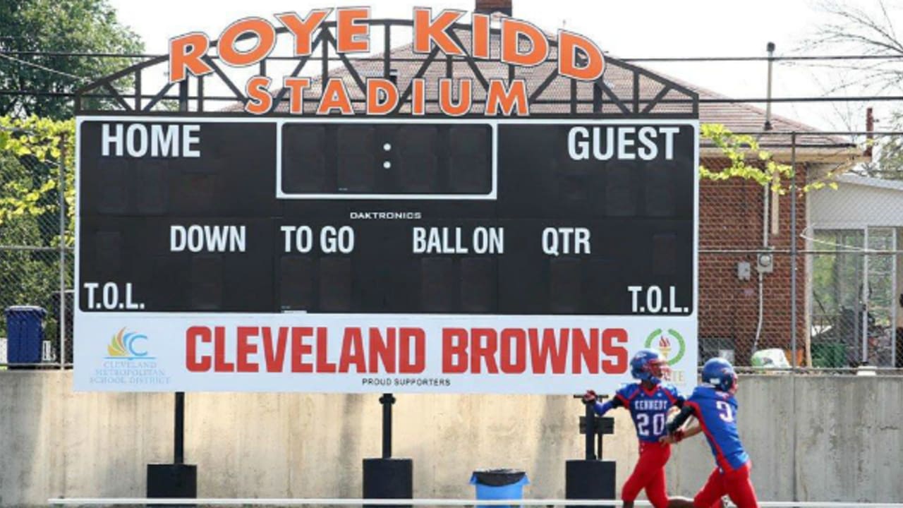 Stadium Scoreboard  Go browns, Cleveland browns, Scoreboard