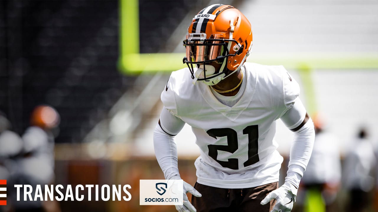 Browns activate cornerback Denzel Ward from PUP list 