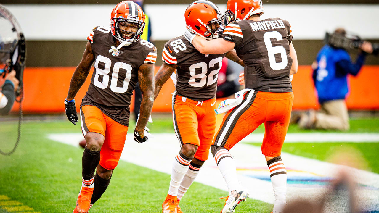 Wide Receiver Marvin Jones Jr (11) makes a reception in the second quarter  as the Cleveland Browns compete against the Jacksonville Jaguars for the  first pre-season game at the TIAA Bank Field