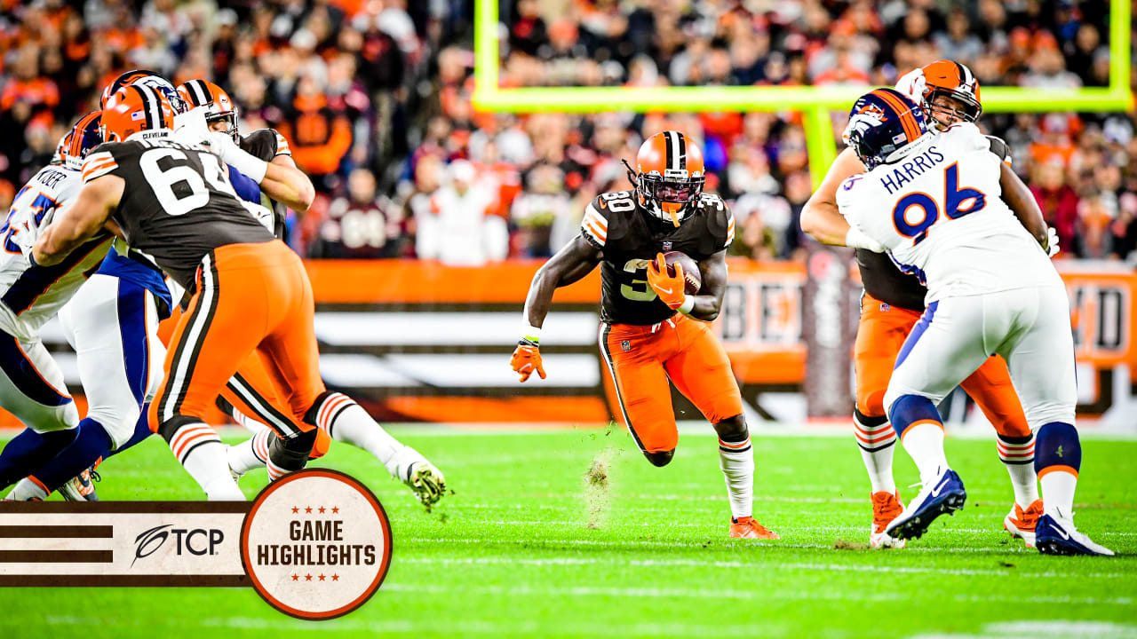 Game Highlights Browns vs. Broncos