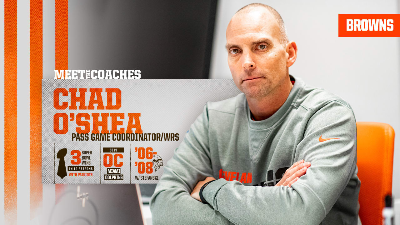 Chad O'Shea named Browns pass game coordinator/wide receivers coach