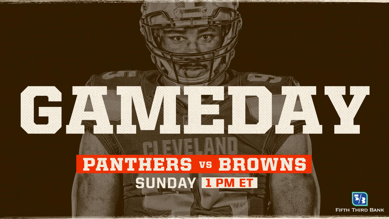 Browns vs. Panthers: Need to Know Game Day Information