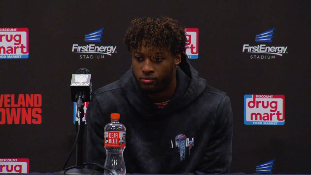 Denzel Ward Postgame Press Conference vs. Lions