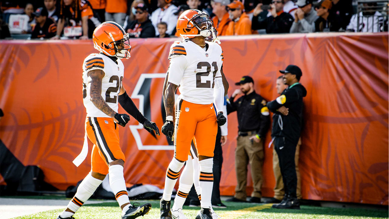 Browns Denzel Ward records 99-yard pick-six against Cincinnati Bengals