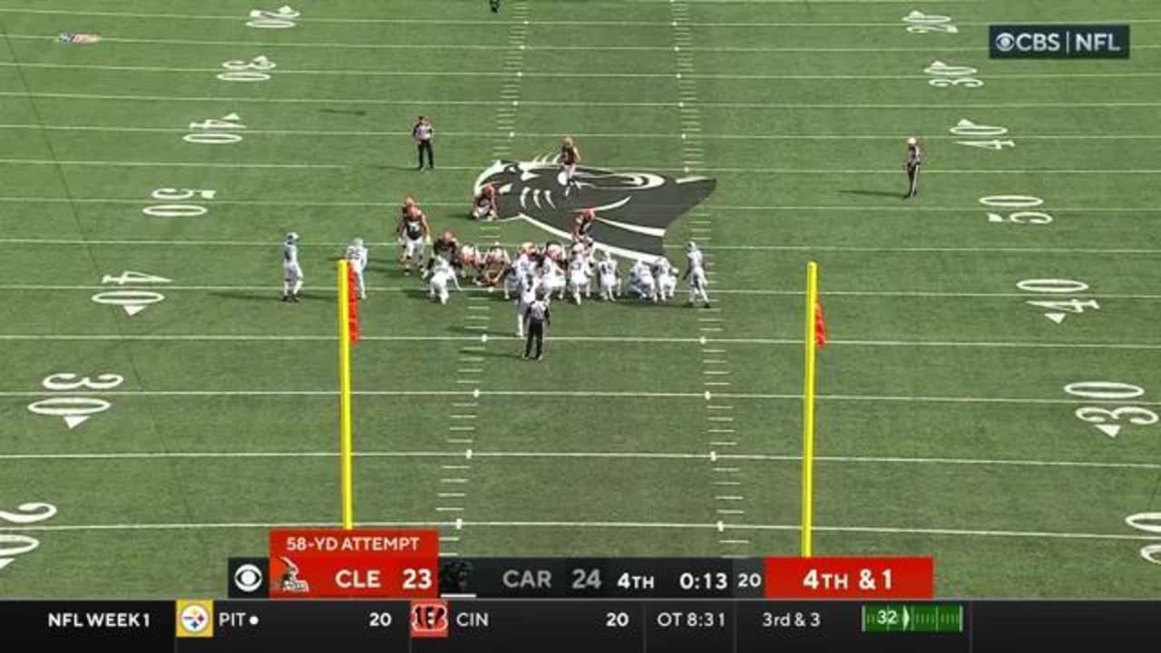 Cade York's 58-yard field goal gives Browns' unforgettable season