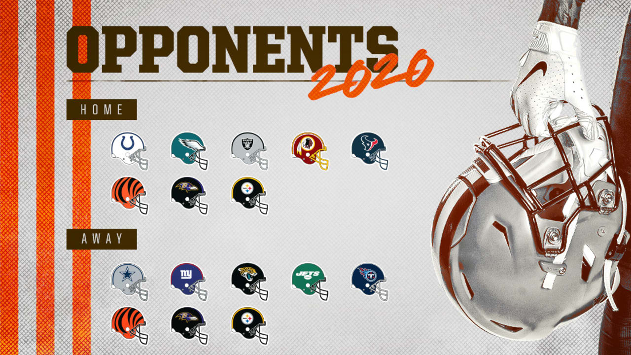 Browns' 2020 opponents are set