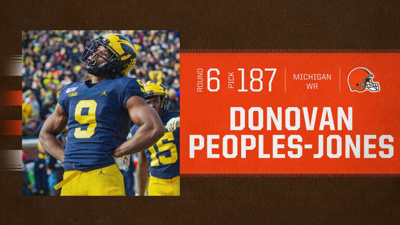 Browns select Michigan WR Donovan Peoples-Jones with No. 187 pick