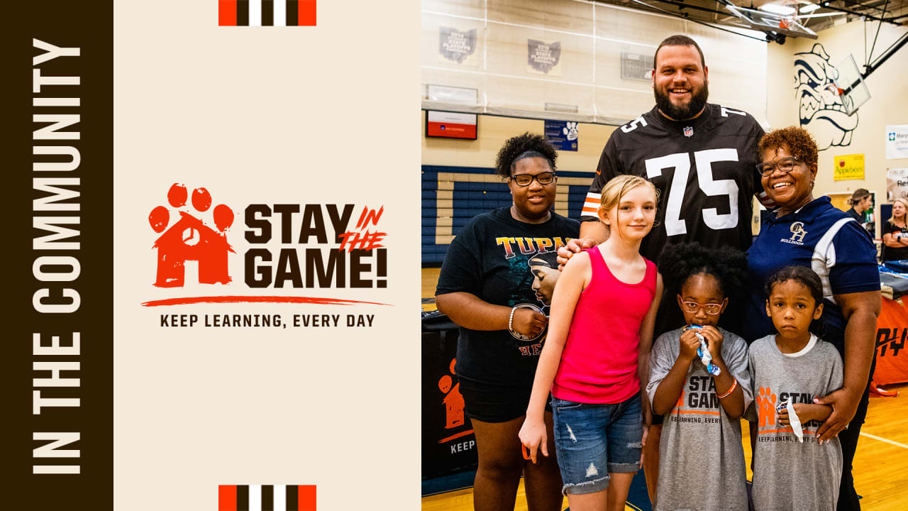 Browns Equipment Staff and Youth Football Department Donate Cleats and  Additional Gear to High Schools across Northeast Ohio