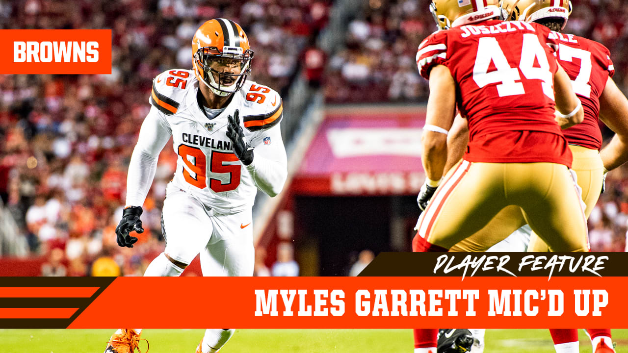 Myles Garrett Mic'd Up vs. Panthers 