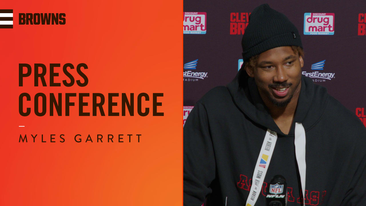 Myles Garrett Postgame Press Conference vs. Buccaneers