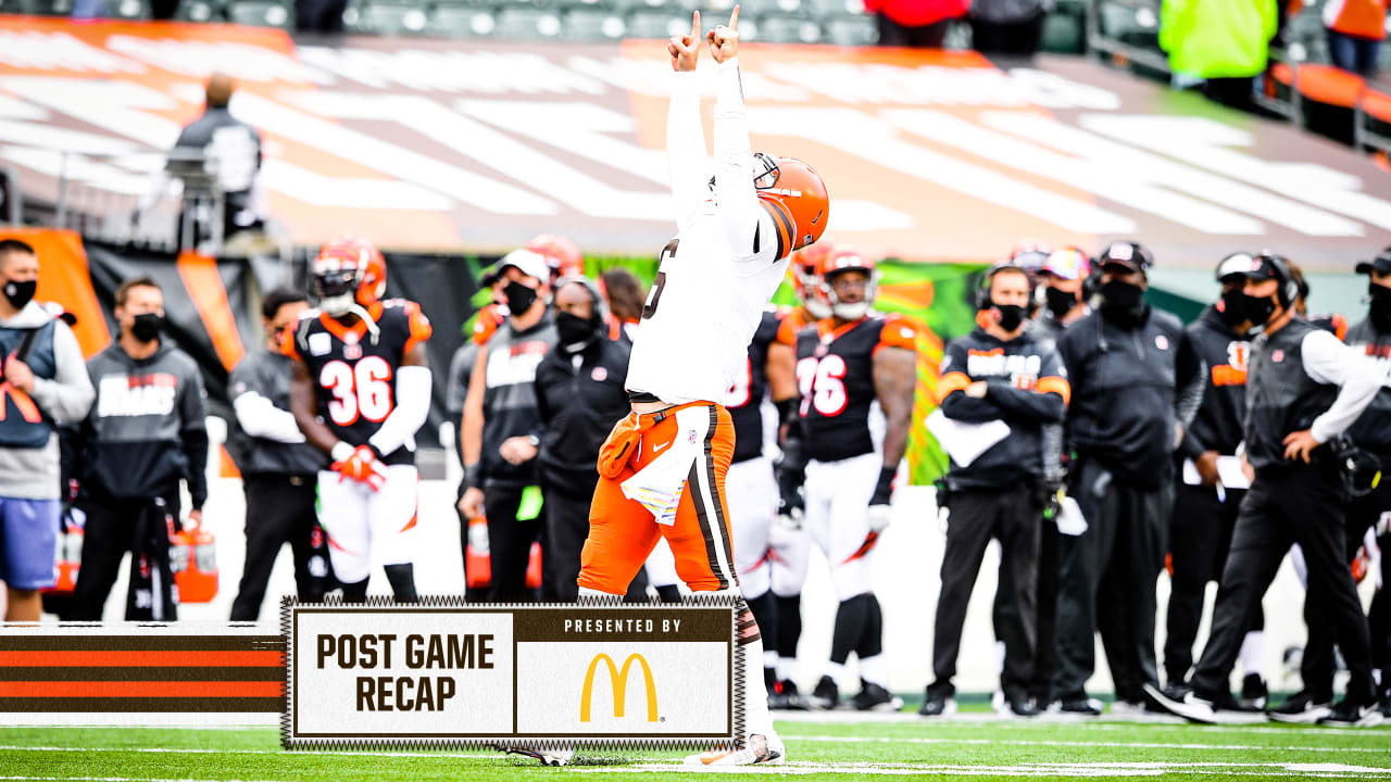 Baker Mayfield throws 5 TD passes as Cleveland Browns rally past the Cincinnati  Bengals: Recap, score, stats and more 