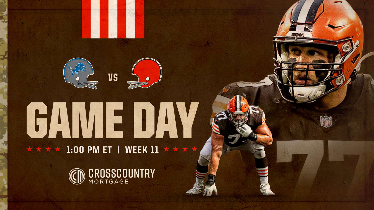 Browns vs. Lions Need to Know Game Day Information