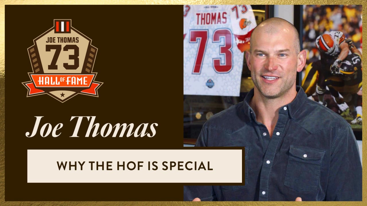 How Joe Thomas convinced the Browns he had Hall-of-Fame potential from the  start - The Athletic