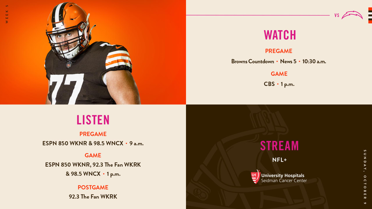 How to watch the Cleveland Browns vs Los Angeles Chargers game