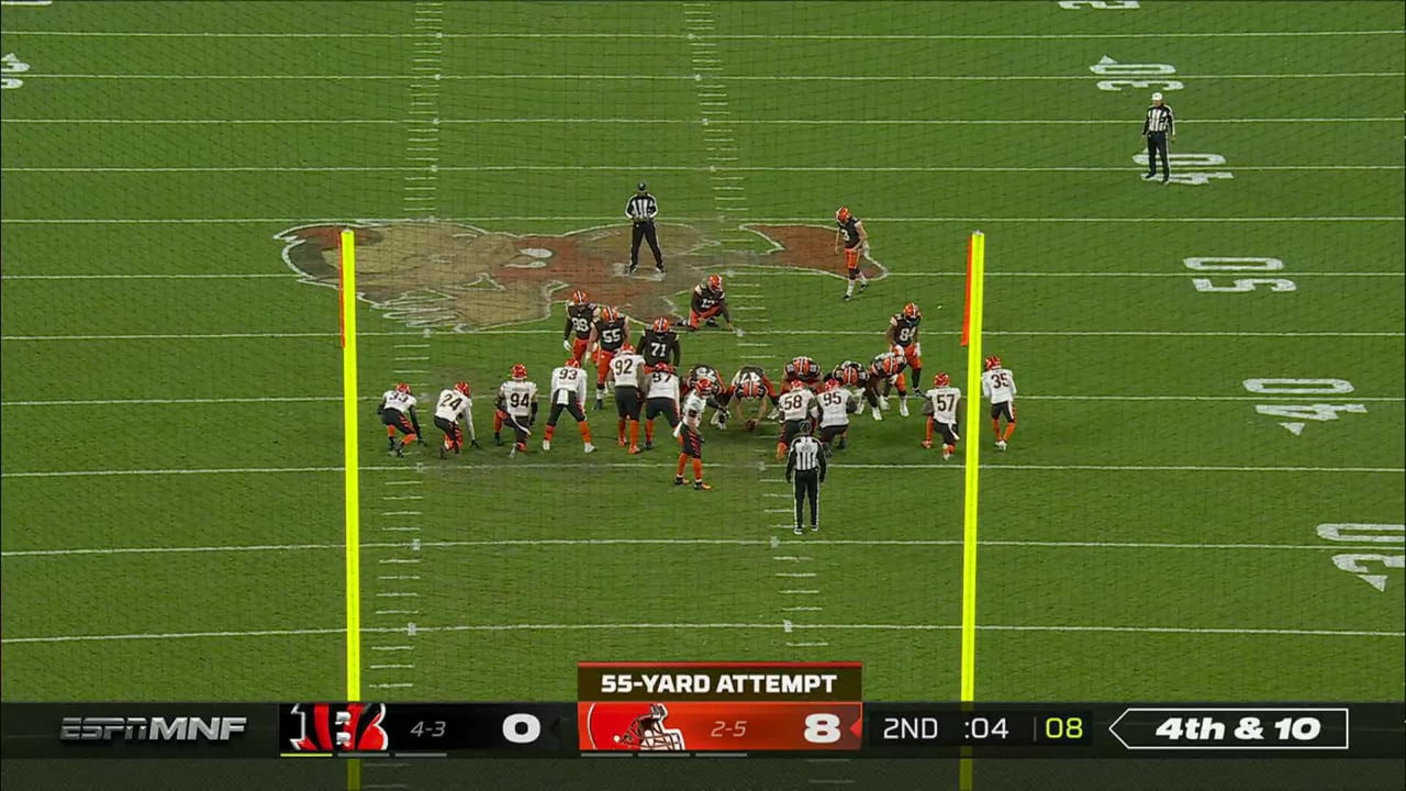 Cade York nails 58-yard field goal, Cleveland Browns beat Carolina