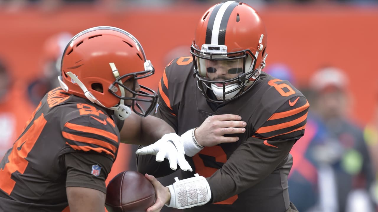 Highlights of QB Baker Mayfield & RB Nick Chubb at the NFLPA