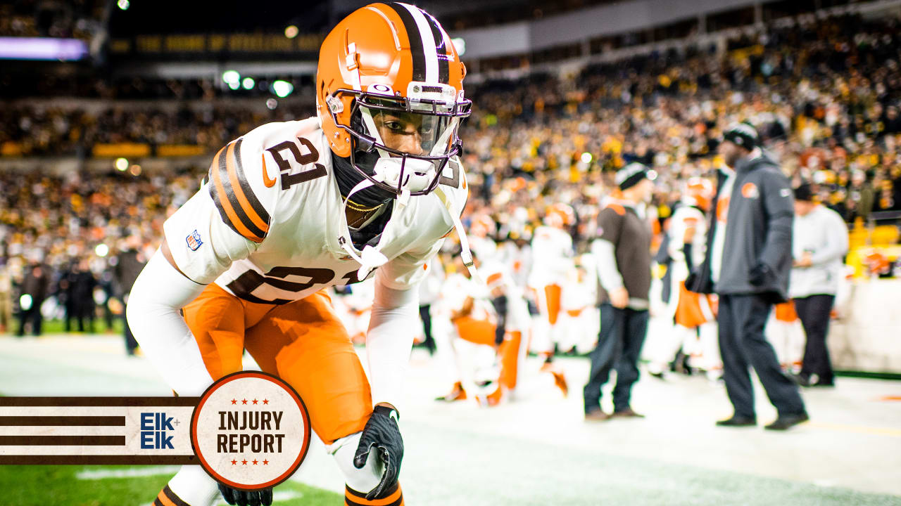 Injury Report Browns list 7 players as questionable for