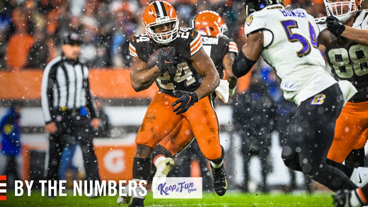 By the Numbers: Nick Chubb clears 6,000 career rushing yards, Amari Cooper  hits 8,000 receiving in Browns win