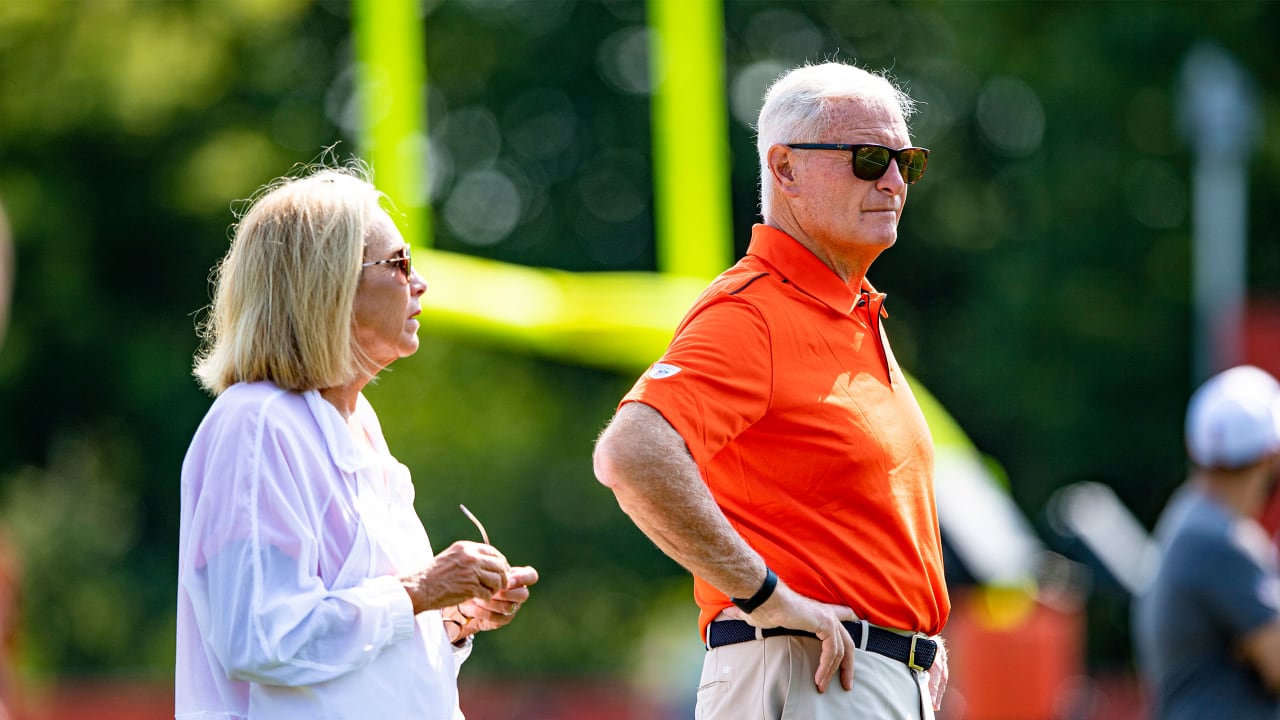 Jimmy Haslam Holds Press Conference At Browns Training Camp