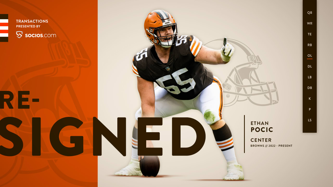 Where the Browns' Ethan Pocic ranks on Pro Football Focus' list of NFL's  best centers 