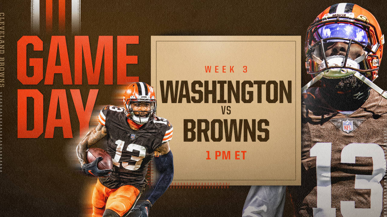Washington vs Browns Need to Know Game Day Information