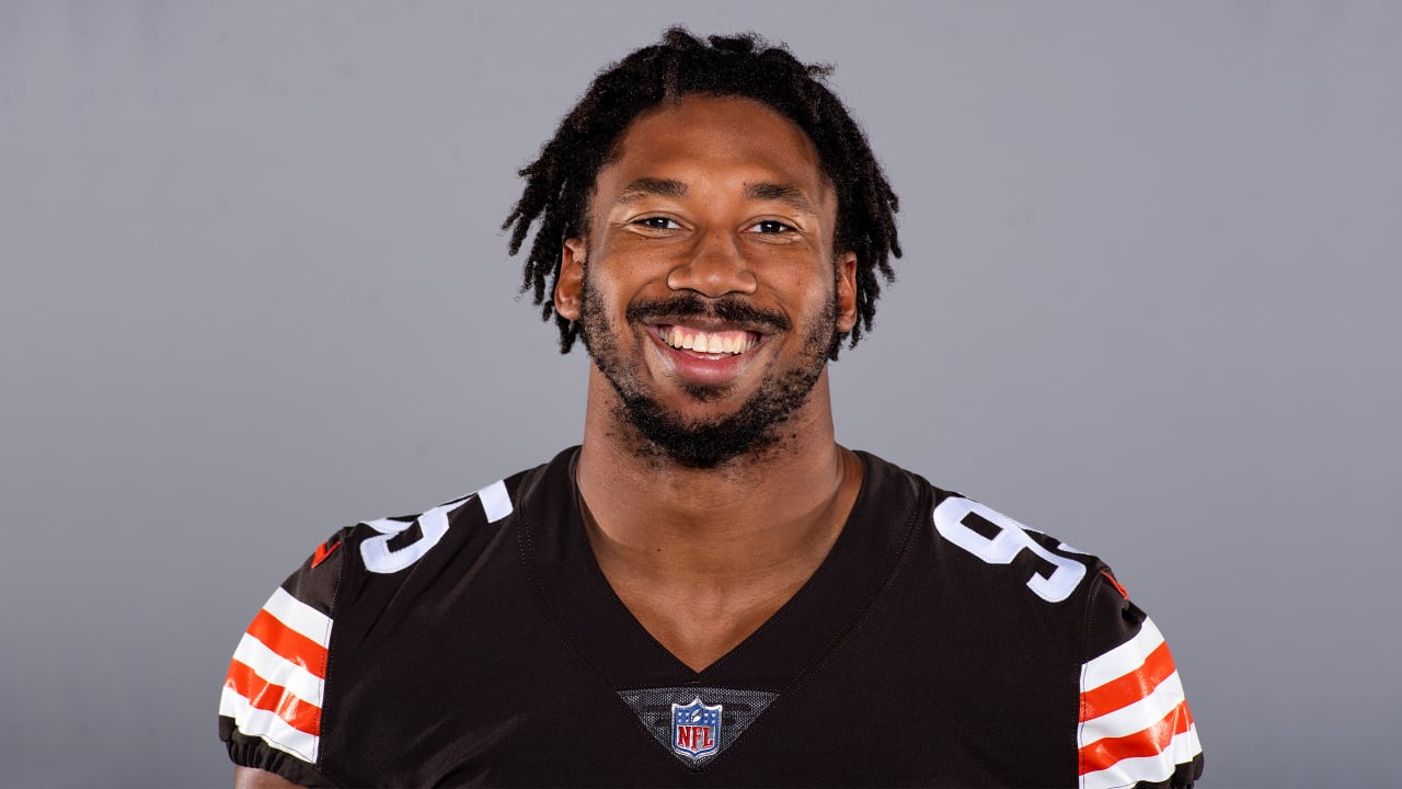 Myles Garrett Cleveland Browns Game-Used #95 Brown Jersey vs. Baltimore  Ravens on December 17 2022