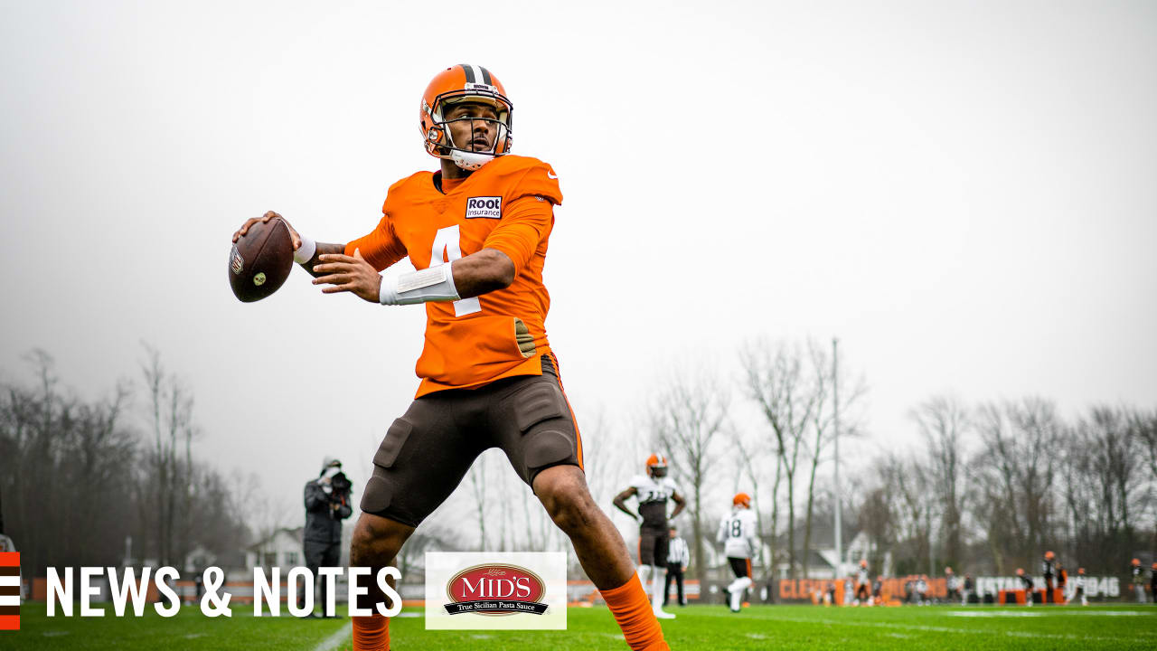 On Deshaun Watson being a captain and Jerome Ford as the backup RB: Browns  practice report 