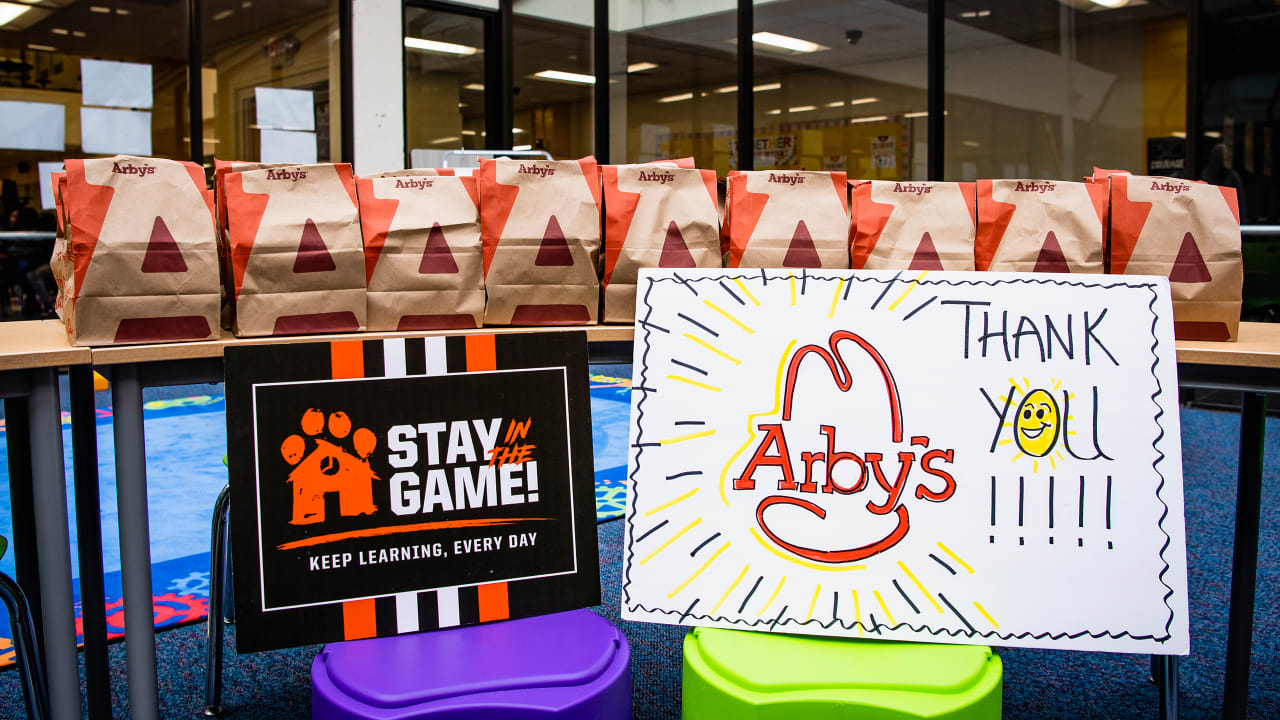 Cleveland Browns Foundation and Arby's Partner to Keep Kids in School