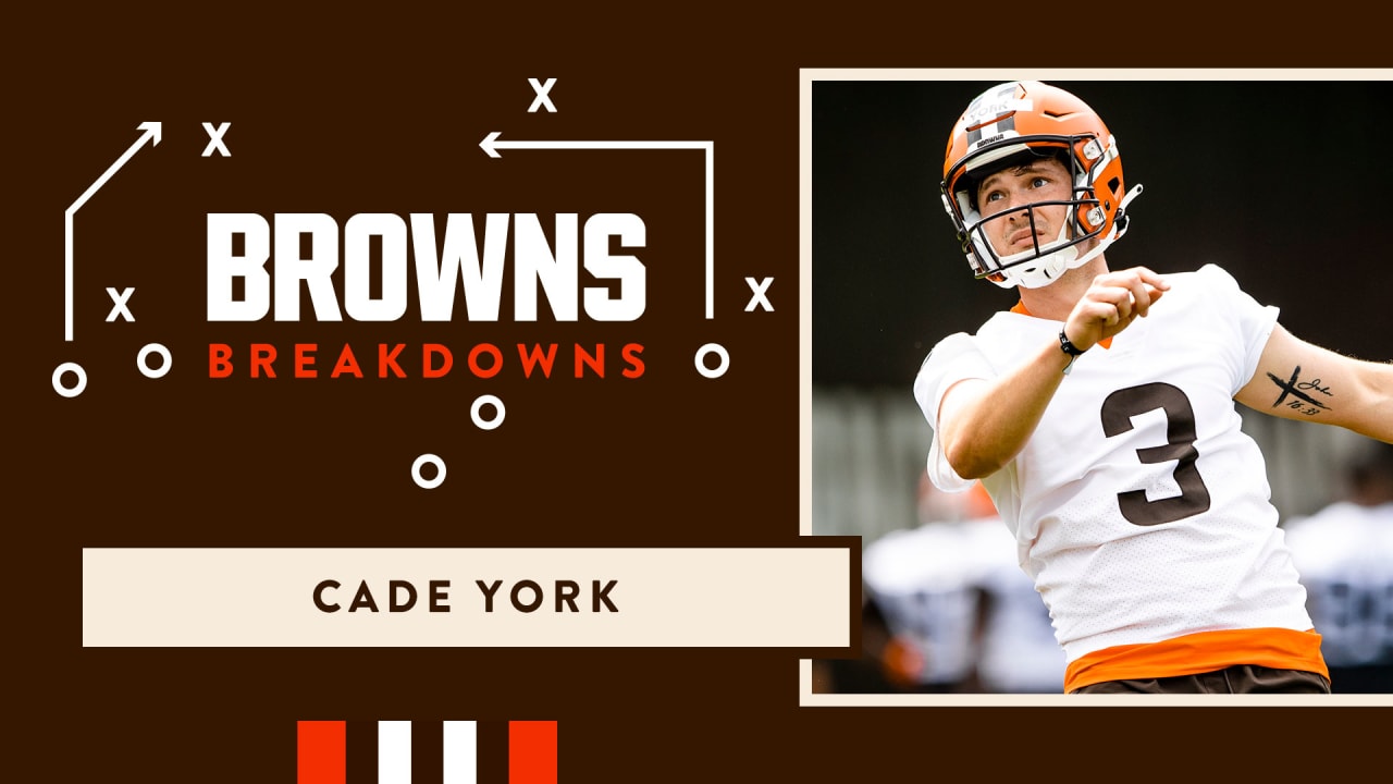 Reports: Browns K Cade York deletes social media post after pre