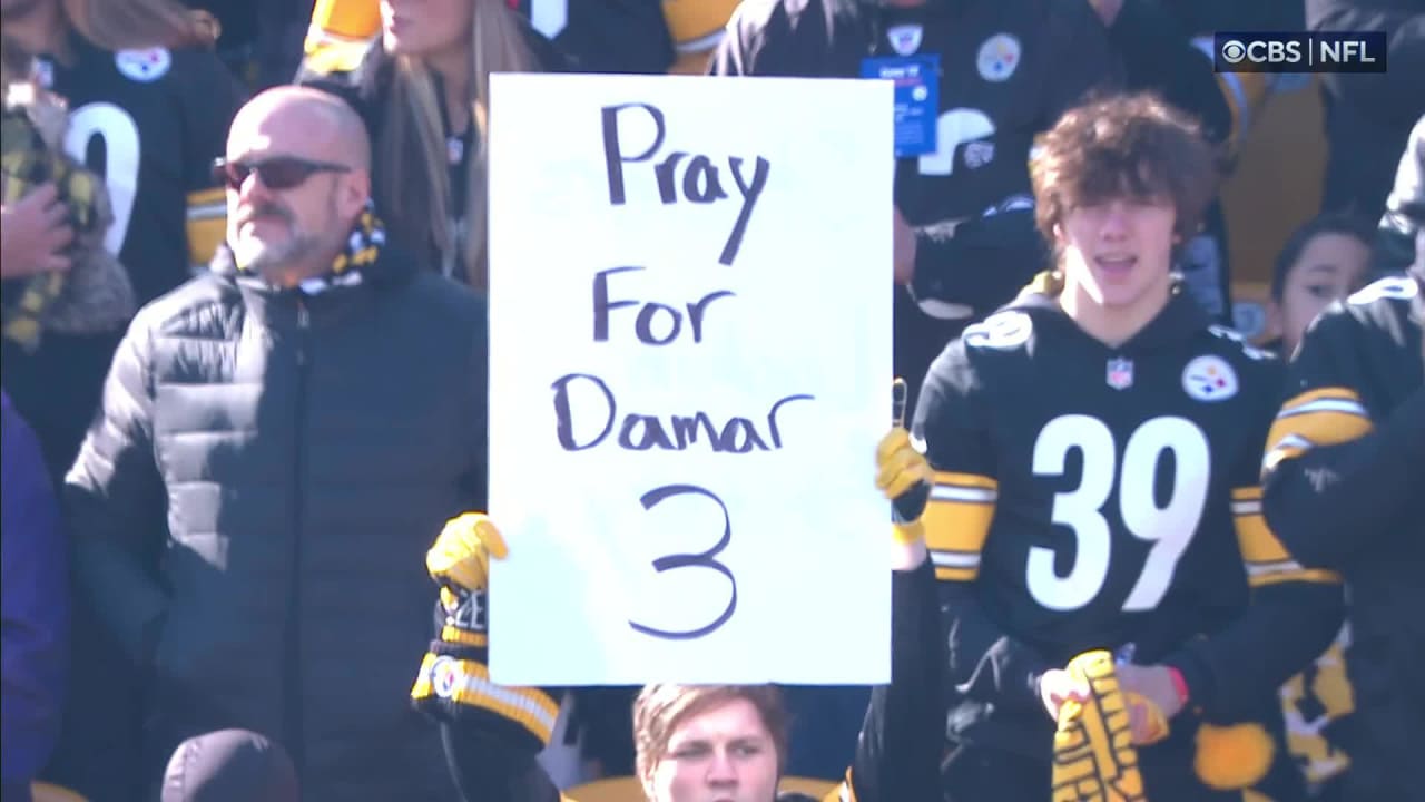 Damar Hamlin honored ahead of BrownsSteelers