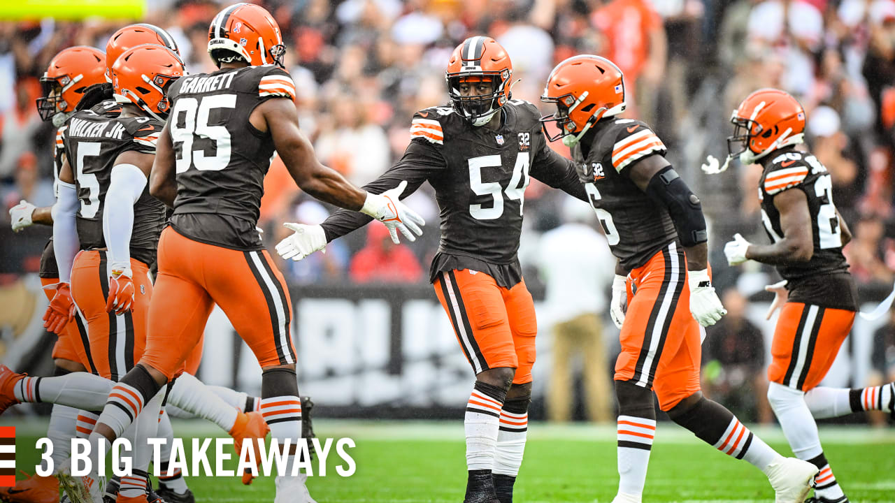 3 Big Takeaways: Browns' defense stifles Bengals in season opener